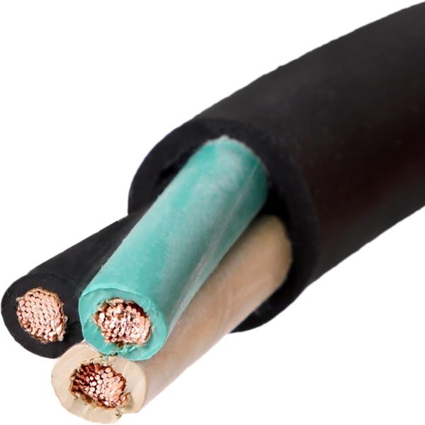 SOOW 8/3 Extra Heavy Duty Portable Cord 600V UL62 Rubber Cable