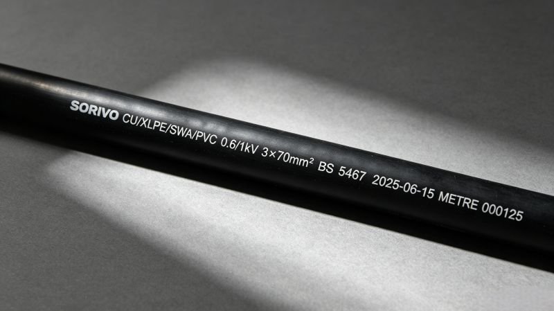 How to read cable markings SWA AWA XLPE LSZH - cable identification guide