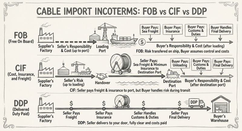 FOB vs CIF vs DDP