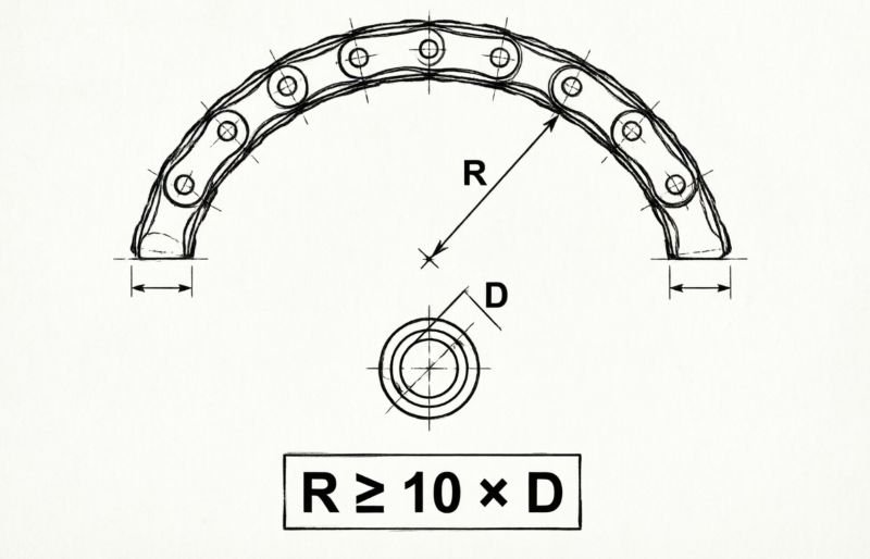 How Cable Chain Radius Affects Flex Cable Lifespan