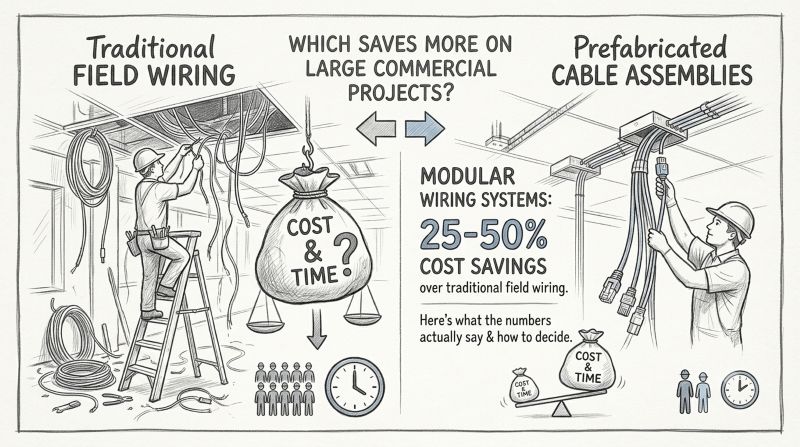 Prefabricated Cable Assemblies vs. Field Wiring