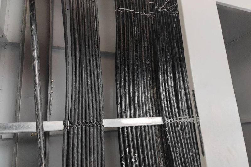 high-rise riser cable voltage drop